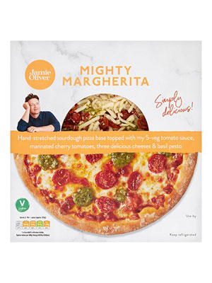Mighty Margherita pizza